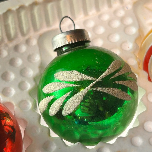 8 Vtg miniature Made in Columbia By Bradford Novelty Company Christmas ornaments - Picture 15 of 15